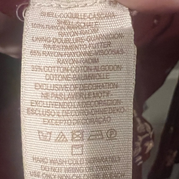 Burgundy Bohemian Dress - Picture 6 of 6